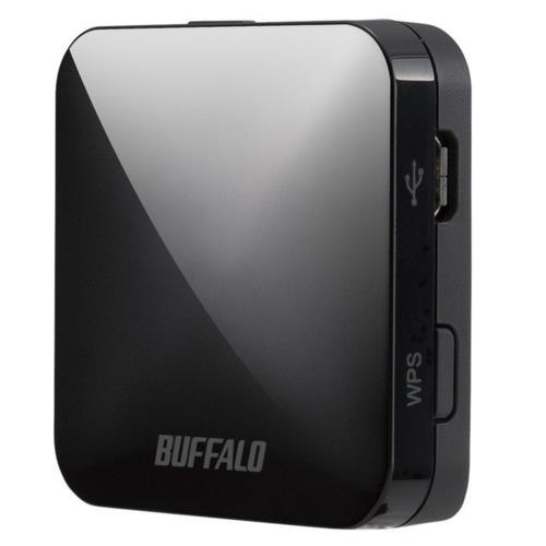 バッファロー(BUFFALO) WMR-433W2-BK ブラック 11ac対応 トラベル ホテル用Wi-Fiルーター