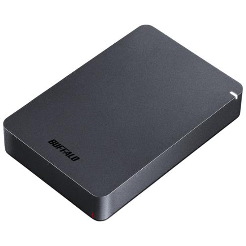 バッファロー(BUFFALO) HD-PGF5.0U3-GBKA ブラック ポータブルHDD 5TB USB3.1 Gen1 /3.0/2.0接続 耐衝撃
