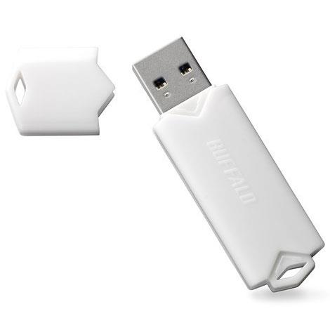 バッファロー(BUFFALO) RUF3-YUF64GA-WH ホワイト USB3.2メモリ 64GB