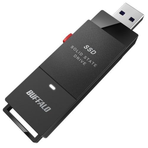 バッファロー(BUFFALO) SSD-PUT1.0U3-BKA USB3.2(Gen1) Type-A TV録画対応 スティック型 MiniStation SSDスティックSSD 1TB