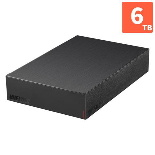 バッファロー(BUFFALO) HD-LE6U3-BB ブラック 「みまもり合図 for AV」搭載 HDD 6TB