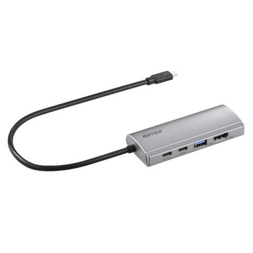 バッファロー(BUFFALO) LUD-U3-CGHDSV シルバー ドッキングステーション USB PD85W対応