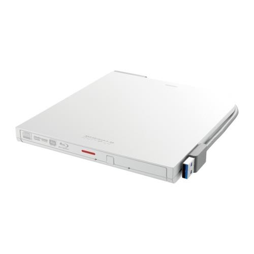 バッファロー(BUFFALO) BRXL-PTV6U3-WHB ホワイト USB3.2 Gen1 対応 ポータブルBD 書込ソフト添付