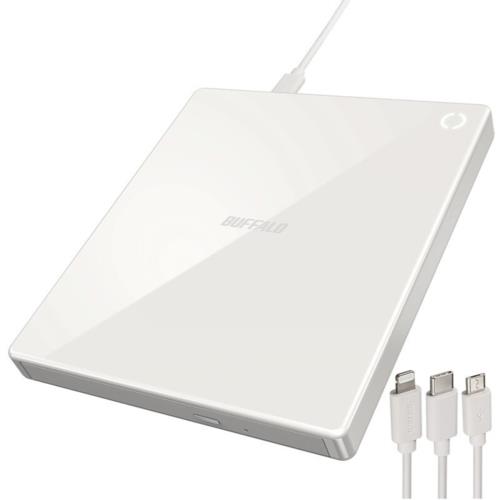 バッファロー(BUFFALO) RR-C1-WH ホワイト スマートフォン用CDレコーダー「ラクレコ」ケーブルモデル