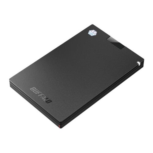 バッファロー(BUFFALO) SSD-PGVB500U3-B 3.2 Gen 1 対応 抗ウイルス･抗菌対応 SSD 500GB