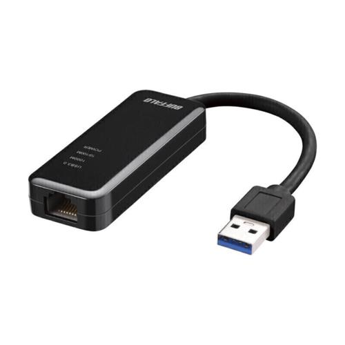 バッファロー(BUFFALO) LUA5-U3-AGTE-BK ブラック USB 3.2 Gen1 USB Type-A対応LANアダプター