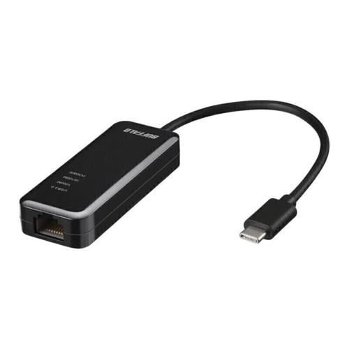 バッファロー(BUFFALO) LUA5-U3-CGTE-BK ブラック USB 3.2 Gen1 USB Type-C対応LANアダプター