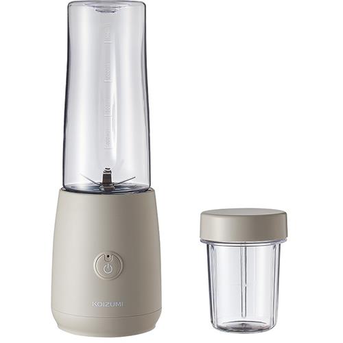 コイズミ(KOIZUMI) KMZ-0402-C ﾍﾞｰｼﾞｭ USB充電式 コードレスミルミキサー 6枚刃 容量400ml 充電時5W