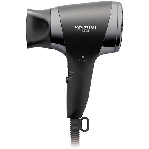 コイズミ(KOIZUMI) KHD-9740-K ﾌﾞﾗｯｸ マイナスイオンヘアドライヤー 軽量 ｺﾝﾊﾟｸﾄ 2段階風量切替/1200W
