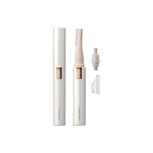 コイズミ(KOIZUMI) KLC-0860-W ホワイト 乾電池式 フェイスシェーバー&ノーズケア