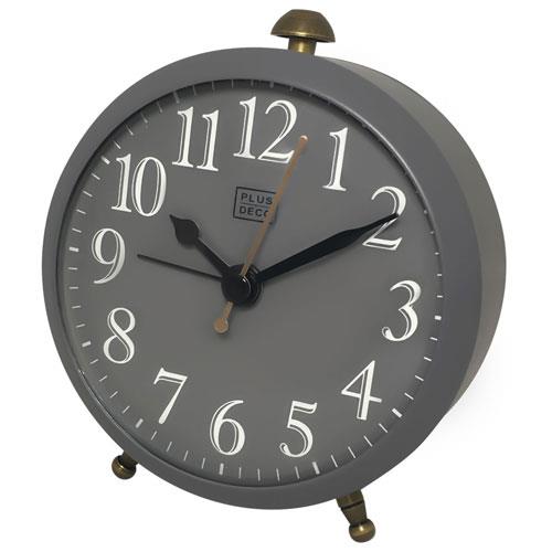 クレファー IAC-5652-GRA(グレー) クオーツ目覚まし時計