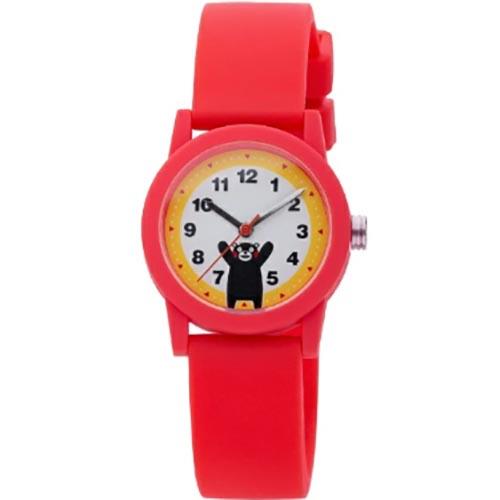 クレファー KM-AL083-RDR レッド くまモン柄ウオッチ キャラクター腕時計