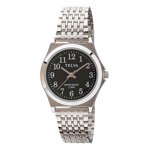 クレファー TE-AM150-BKS(シルバーXブラック) アナログウォッチ 腕時計