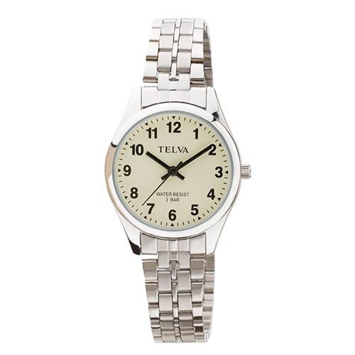 クレファー TE-AL148-CHS(シルバー×クリーム) アナログウオッチ 腕時計 国内正規品