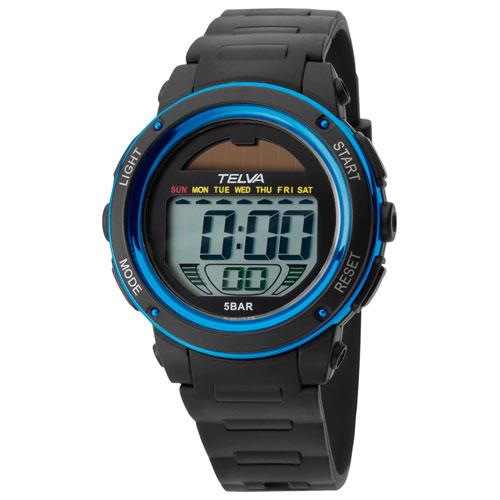 クレファー TE-D192-BL ブルー TELVA ソーラー メンズ