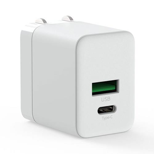 磁気研究所 ML-PDUS2P35WH(ホワイト) HIDISC Type-C/A 35W AC充電器 窒化ガリウム対応