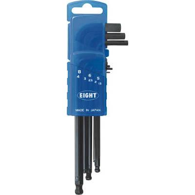 エイト 016-158D 六角棒スパナ ボールポイント セミロング ドアホルダー セット
