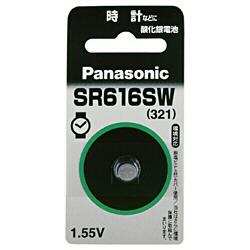 パナソニック(Panasonic) SR616SW 酸化銀電池 1.55V 1個