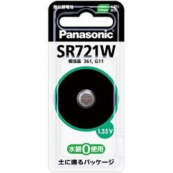 パナソニック(Panasonic) SR721W 酸化銀電池 1.55V 1個