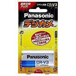 パナソニック(Panasonic) CR-V3P 円筒形リチウム電池 3V 1個