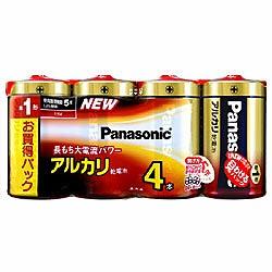 パナソニック(Panasonic) LR20XJ/4SW アルカリ乾電池 単1形 4本パック