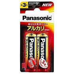 パナソニック(Panasonic) LR6XJ/2B アルカリ乾電池 単3形 2本パック