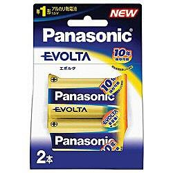 パナソニック(Panasonic) LR20EJ/2B エボルタ アルカリ乾電池 単1形 2本パック