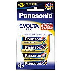 パナソニック(Panasonic) LR6EJ/4B エボルタ アルカリ乾電池 単3形 4本パック