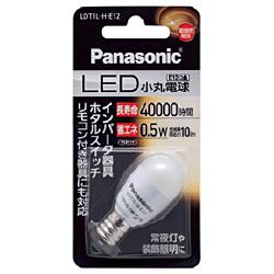 パナソニック(Panasonic) LDT1LHE12 LED電球 電球色 E12口金 小形電球タイプ EVERLEDS