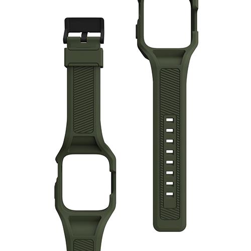 UAG(ユーエージー) UAG-RAW45SPLS-OL(オリーブ) Apple Watch 45mm用ケース+バンド SCOUT+