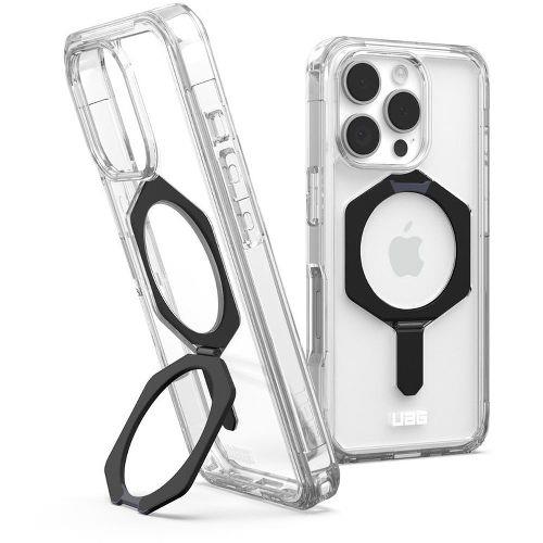 UAG(ユーエージー) UAG-RIPH24MA-YXM-B/C ブラック/クリア iPhone 16 Pro用 ケース プリンストン MAGSAFE対応 PLYO XTE