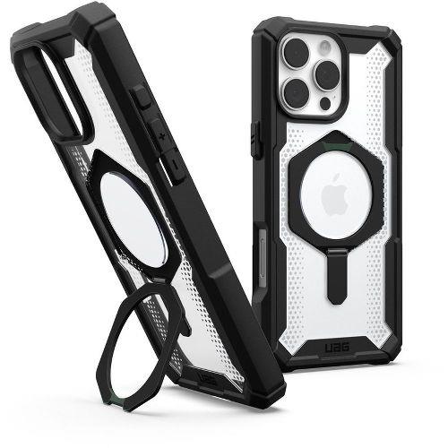 UAG(ユーエージー) UAG-RIPH24LA-TXM-B/C ブラック/クリア iPhone 16 Pro Max用 ケース プリンストン MAGSAFE対応 PLASMA XTE