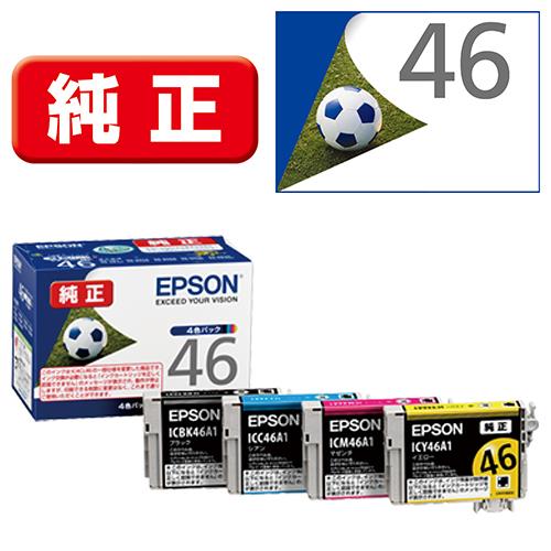 エプソン(EPSON) IC4CL46A1 サッカーボール 純正 インクカートリッジ 4色パック