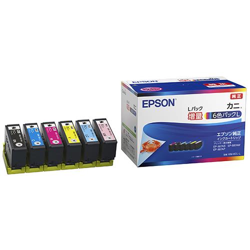エプソン(EPSON) KNI-6CL-L カニ 純正 インクカートリッジ 6色パック 大容量