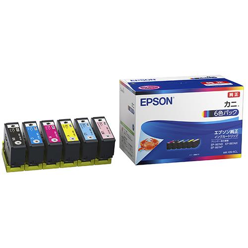 エプソン(EPSON) KNI-6CL カニ 純正 インクカートリッジ 6色パック 標準