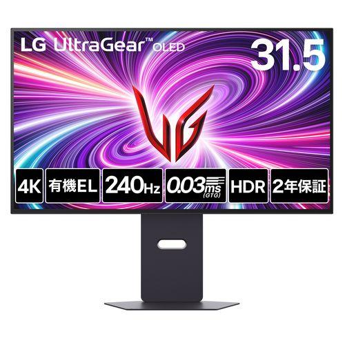 LGエレクトロニクス(LG) 32GS95UV-B LG UltraGear OLED 31.5型 4Kゲーミング有機ELモニター 480Hz