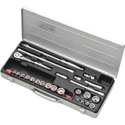 京都機械工具 TB317X 9.5sq.ソケットレンチセット 25点