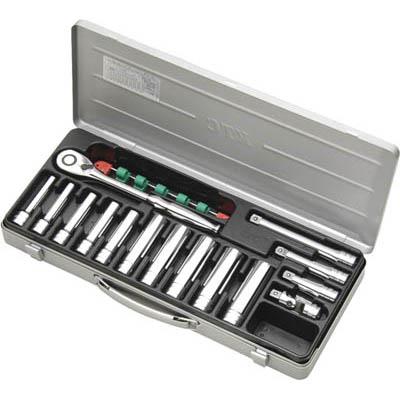 京都機械工具 TB4L10X 12.7sq.ディープソケットレンチセット(15点)