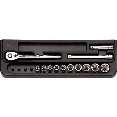 京都機械工具 TB214 6.3sq.ソケットレンチセット(17点)