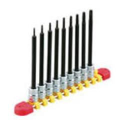 京都機械工具 TBT2L09T 6.3sq.ロングT型トルクスビットソケットセット 9コ組