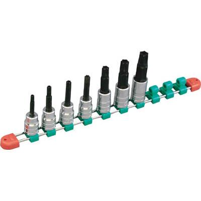 京都機械工具 TBT407TH 12.7sq.T型いじり止めトルクスビットソケットセット(7コ組)