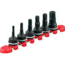 京都機械工具 TBTP306P 9.5sq.インパクトレンチ用ヘキサゴンレンチセット(6コ組)