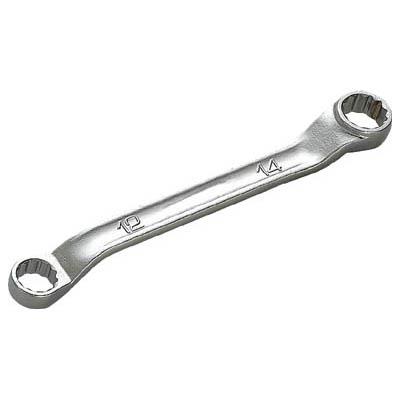 京都機械工具 M5S-05507 45°×6°ショートめがねレンチ5.5×7mm