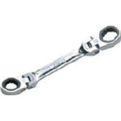 京都機械工具 MR1S-1012F ショートラチェットめがねレンチ(両頭首振りタイプ) 10X12mm