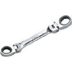 京都機械工具 MR1S-1417F ショートラチェットめがねレンチ 両頭首振りタイプ 14X17mm