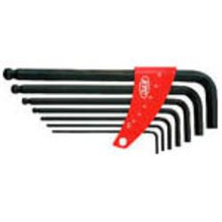 京都機械工具 HL257 ボールポイントL形ロング六角棒レンチセット 7本組