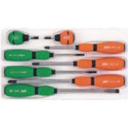 京都機械工具 TD2798 ソフトドライバセット貫通タイプ(8本組)