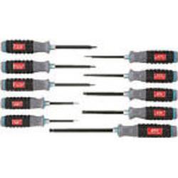 京都機械工具 TD1HBP10B 樹脂柄ボールポイントヘキサゴンドライバセット 10本組