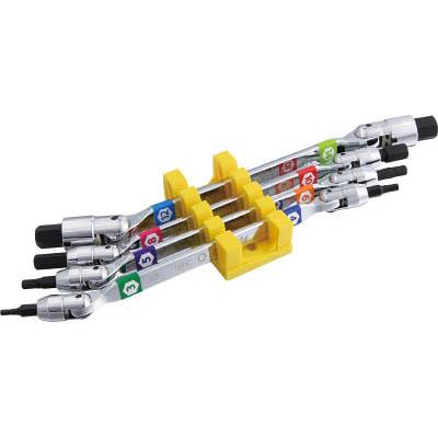 スエカゲツール DFH-4S 4本組ダブルフレックスヘキサゴンレンチセット