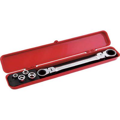 スエカゲツール DFL-1GS ダブルフレックスロックギアレンチ&ゴースルーソケットセット